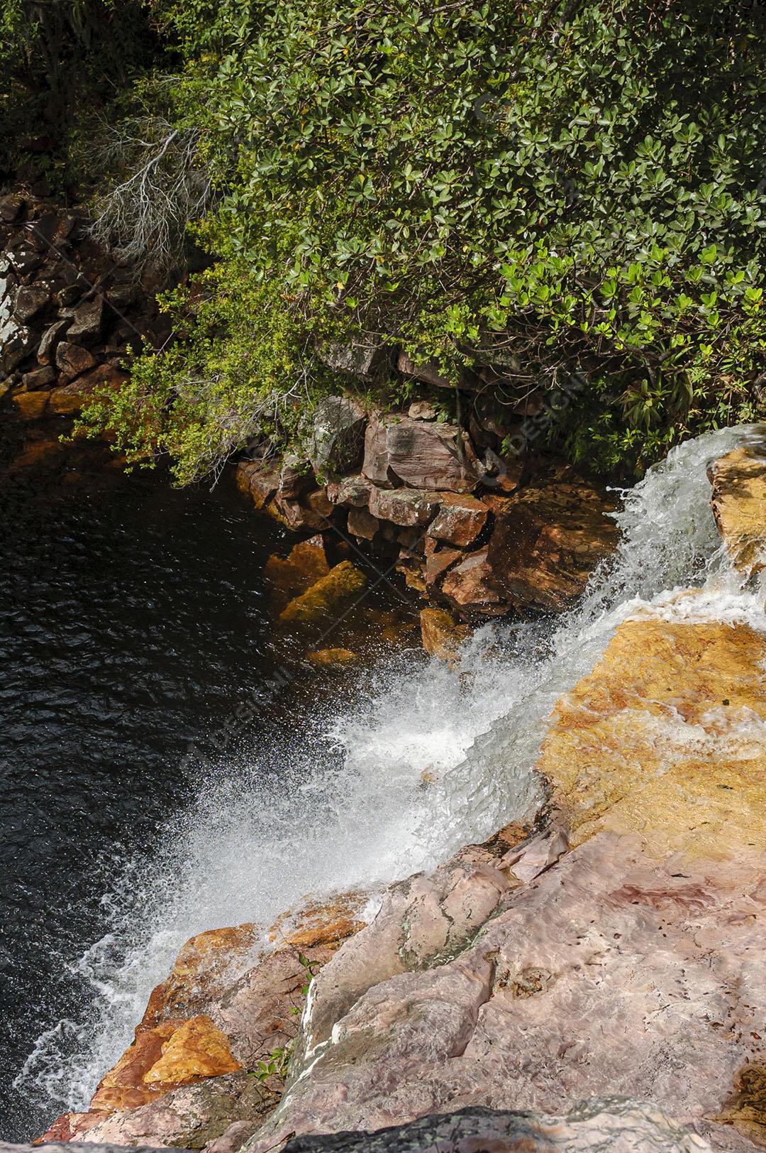Vista Da Cachoeira Do Diabo Imagem Da Chapada Diamantina JPG