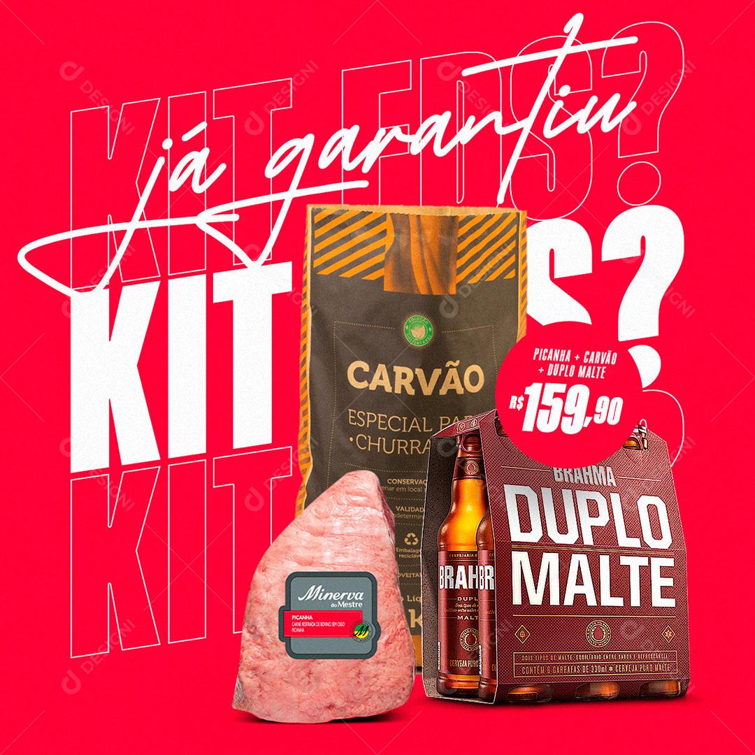 Social Media Já Garantiu Kit PSD Editável