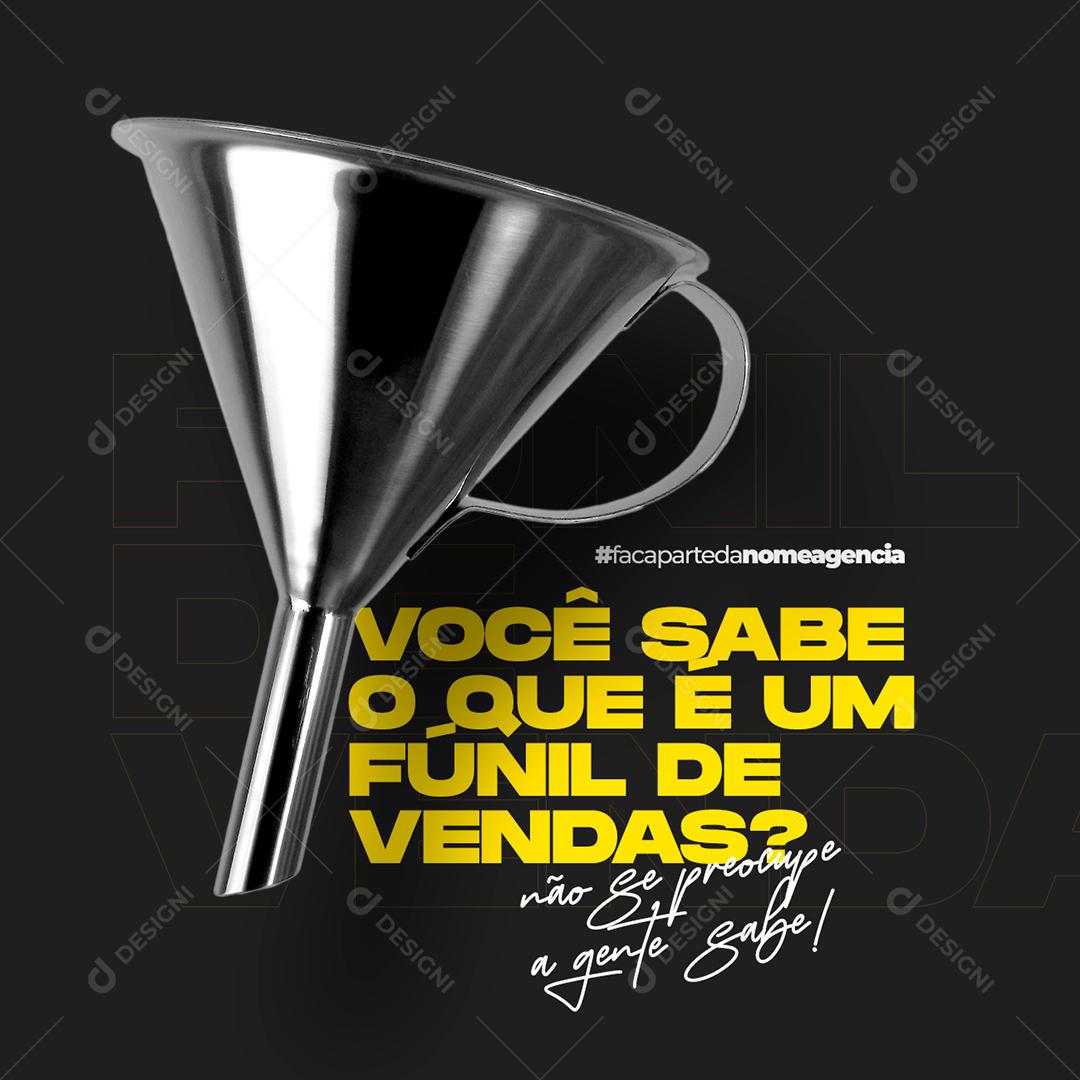 Social Media Você Sabe O Que É Um Fúnil De Vendas Agências PSD Editável