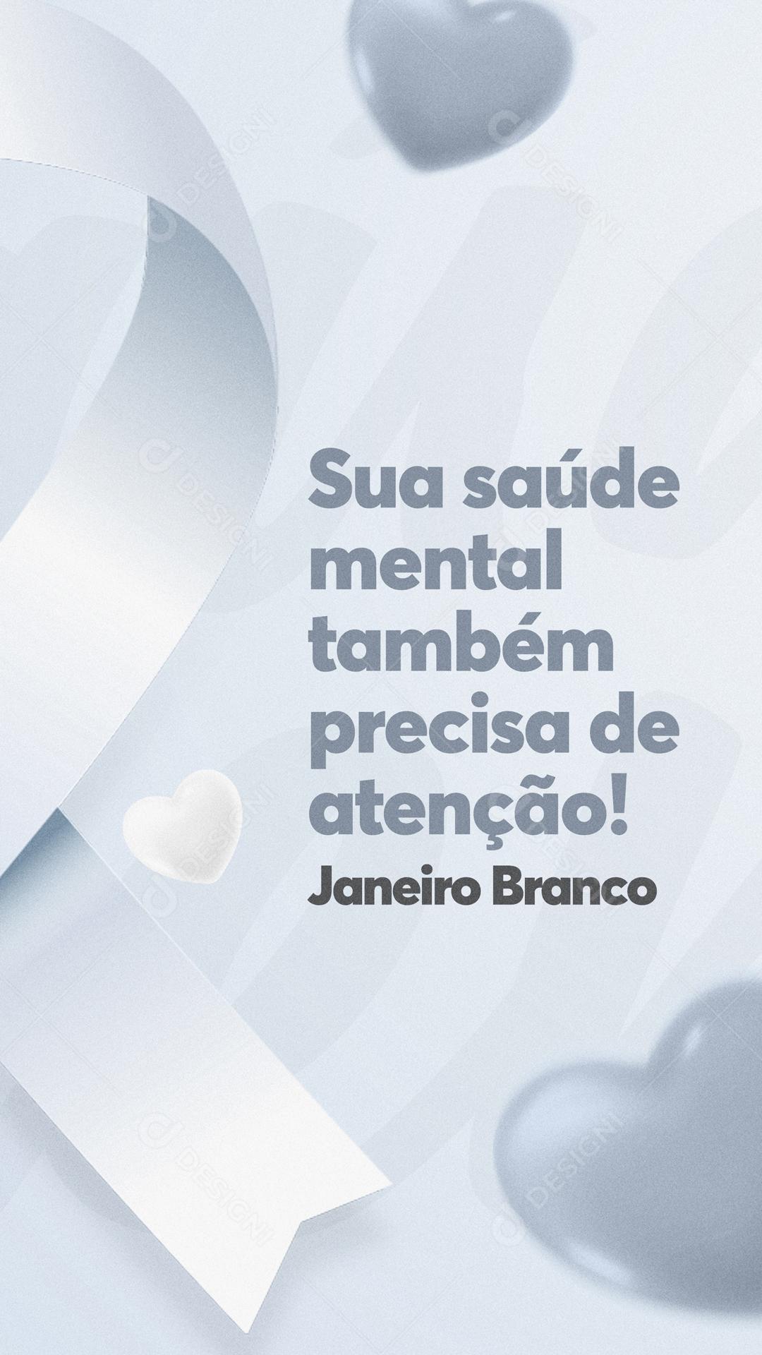 Sua Saúde Mental Também Precisa De Atenção Social Media PSD Editável