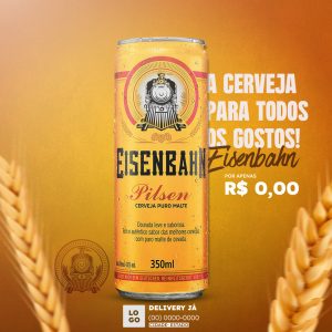 Cerveja Para Todos Os Gostos Eisenbah Social Media PSD Editável