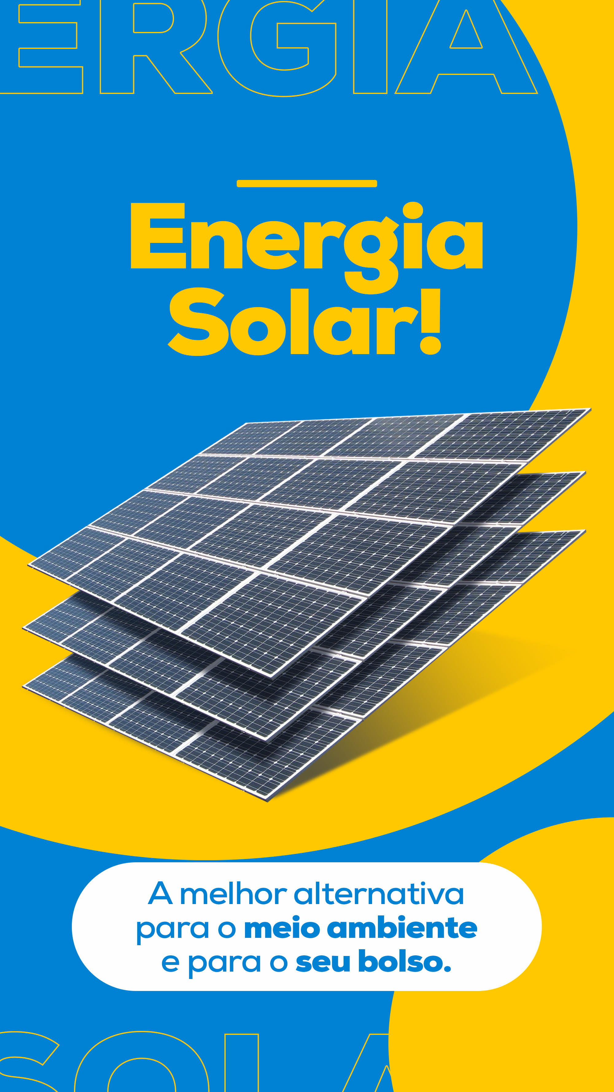 Energia Solar A Melhor Alternativa Para O Meio Ambiente E Para O Seu Bolso Social Media PSD Editável