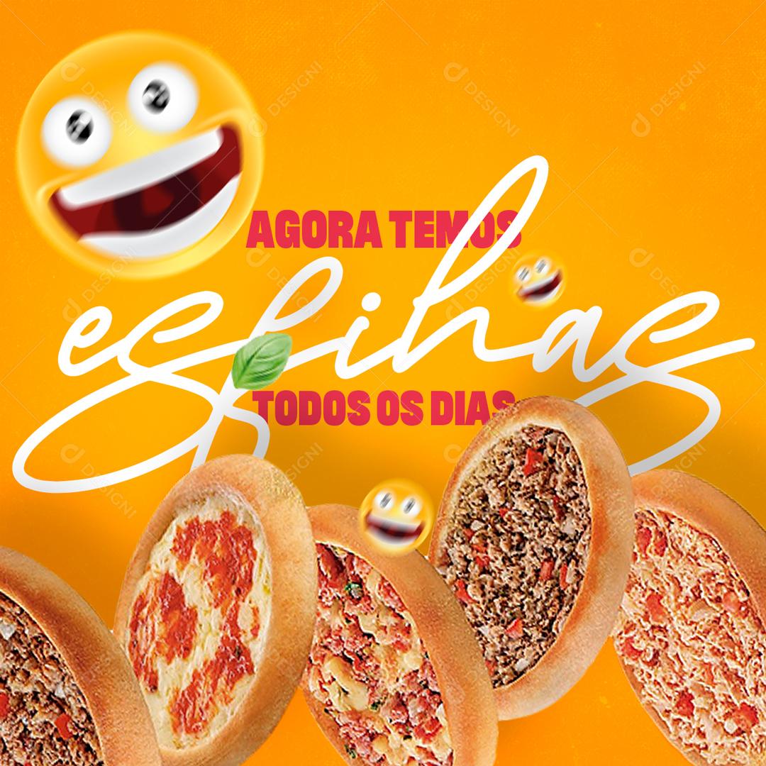 Agora Temos Esfrias Todos Os Dias Social Media PSD Editável