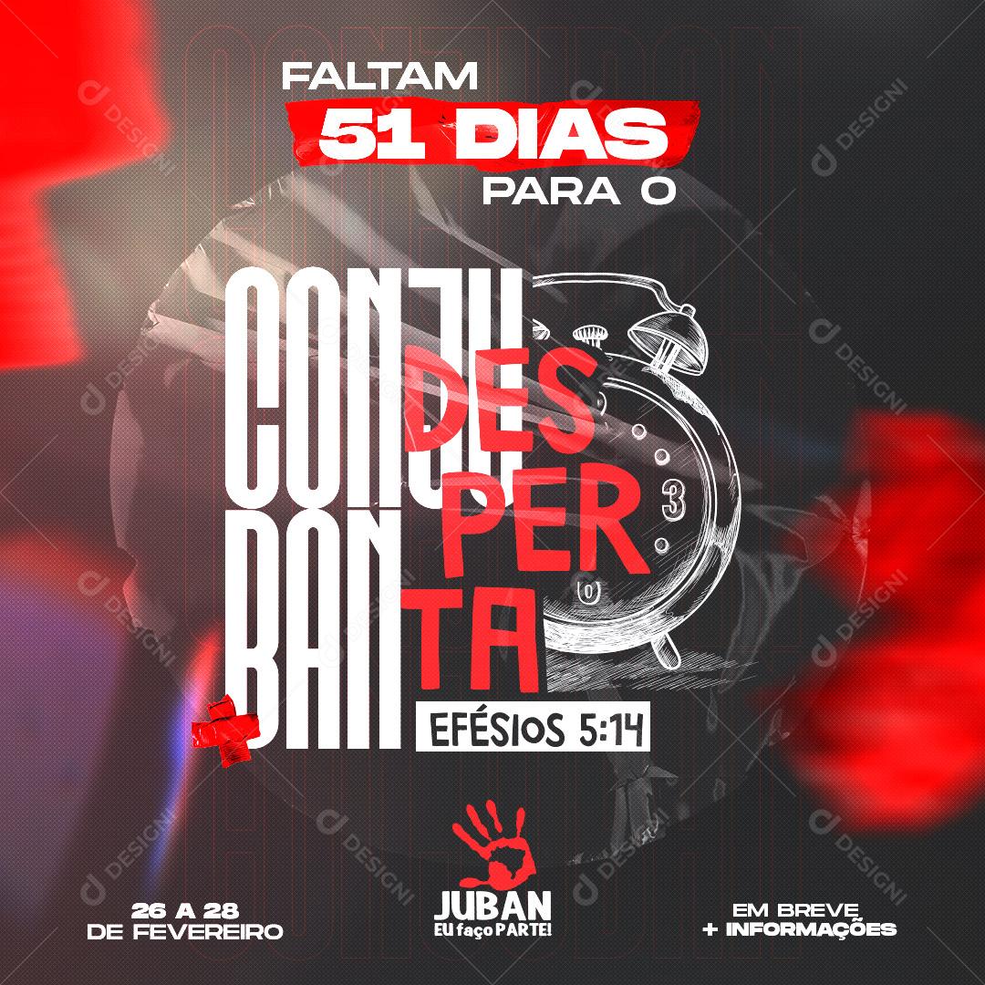 Congresso Conjuban Desperta Social Media PSD Editável