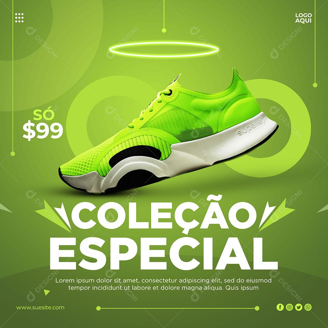 Social Media Coleção Especial Tênis PSD Editável