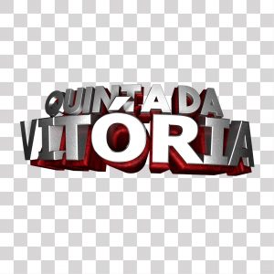 Quinta da Vitória Texto 3D PNG Transparente
