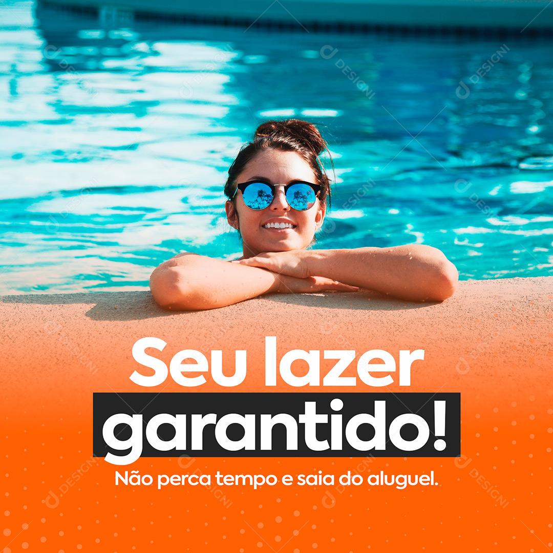 Seu Lazer Garantido Não Perca Tempo Social Media PSD Editável