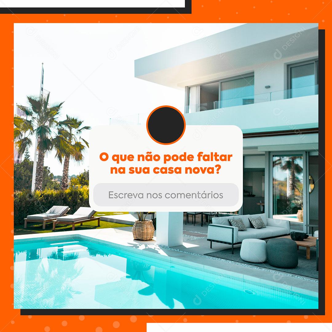 Social Media Imobiliária O Que Nós Pode Faltar PSD Editável