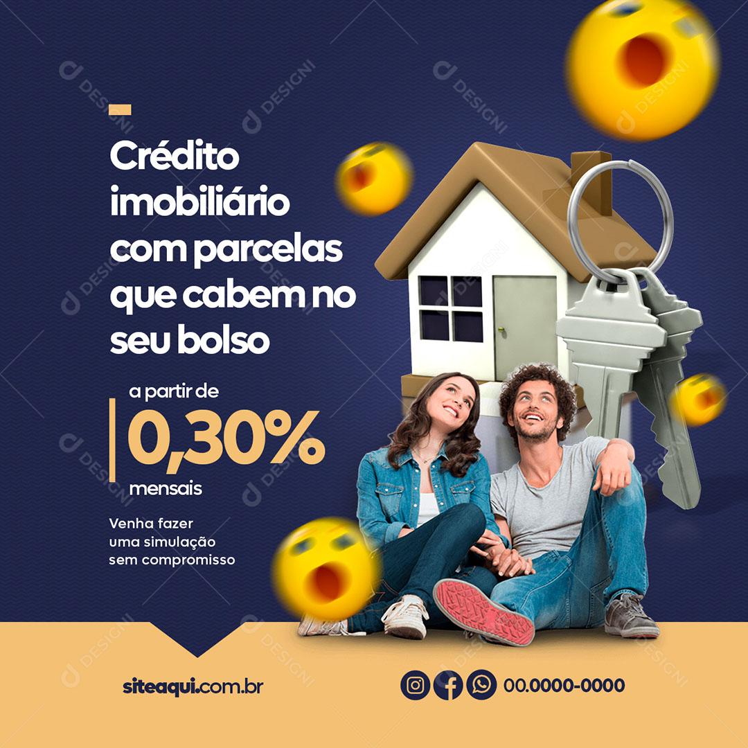 Social Media Financier Consortium Real Estate Credit Editable PSD