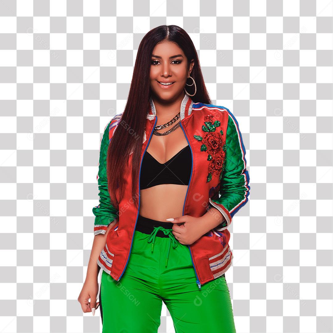 Cantora de Forró Priscila Senna PNG Transparente