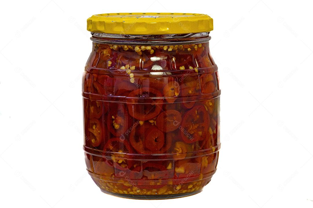 Conserva de Pimenta Irritada Curtida em Limão Imagem JPG
