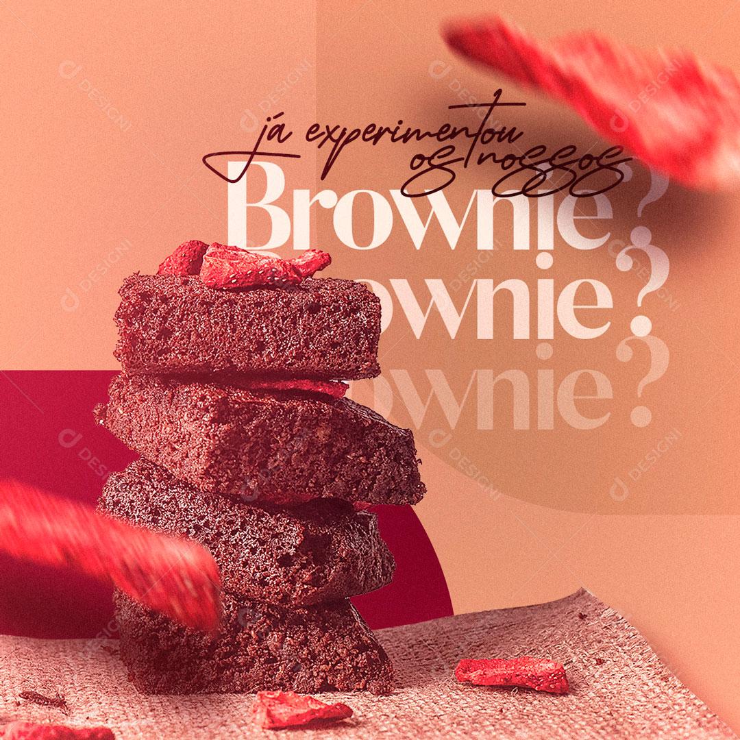 Have You Tried Our Brownie Social Media Editable PSD