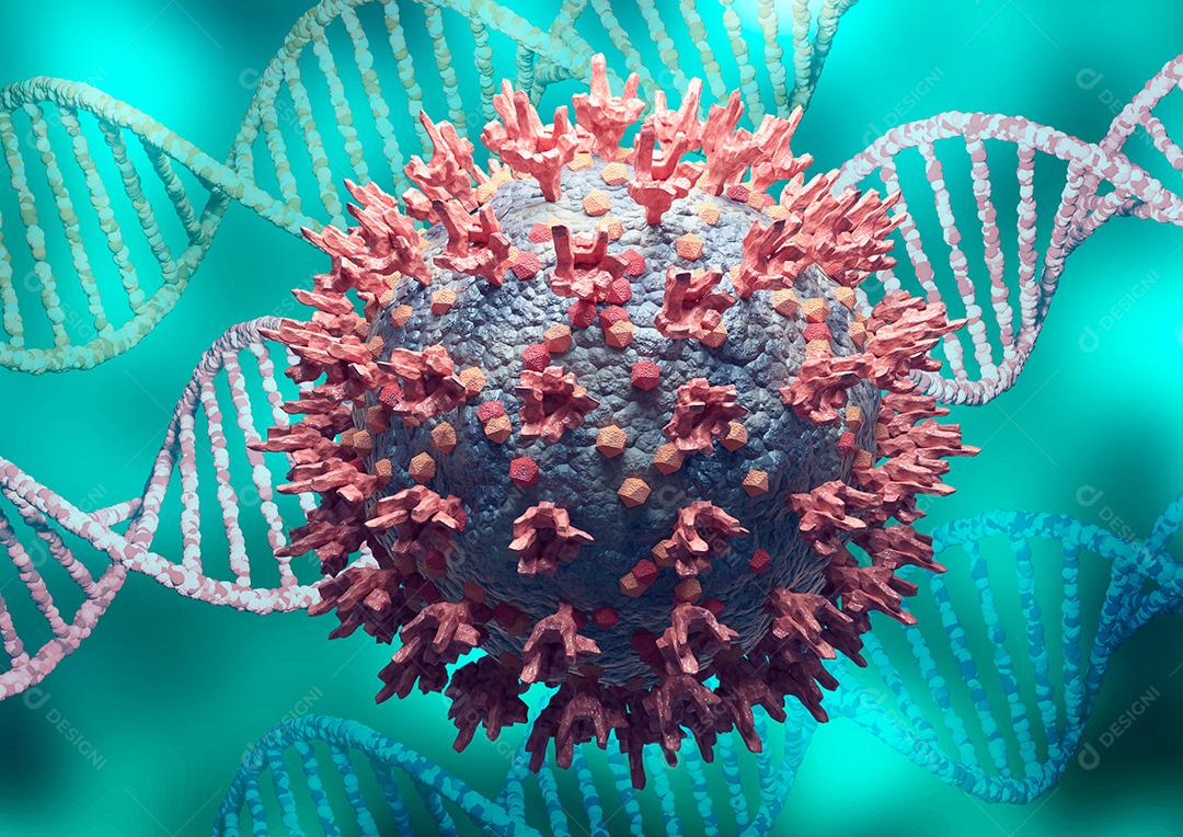 Variante microscópica coronavírus omicron