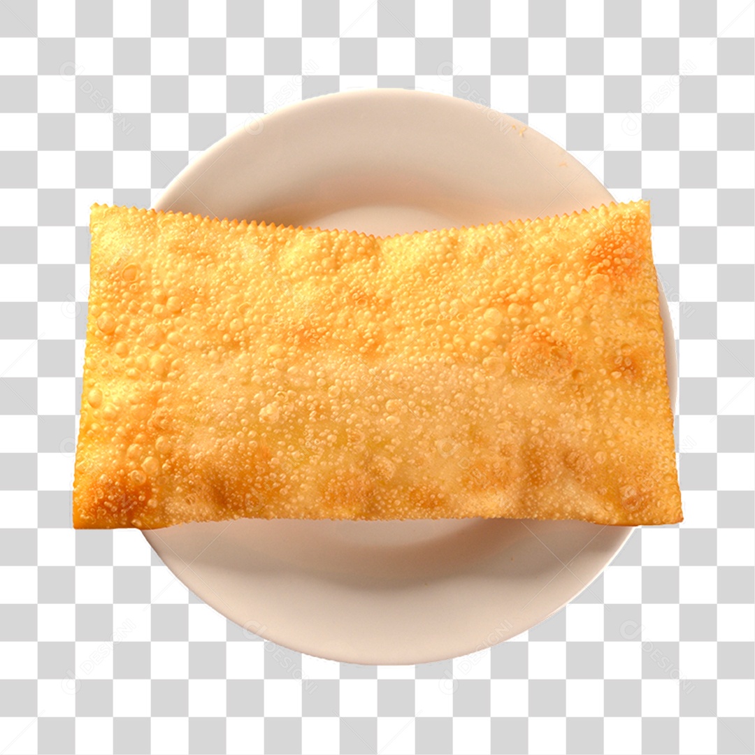 Pastel Frito Grande PNG Transparente