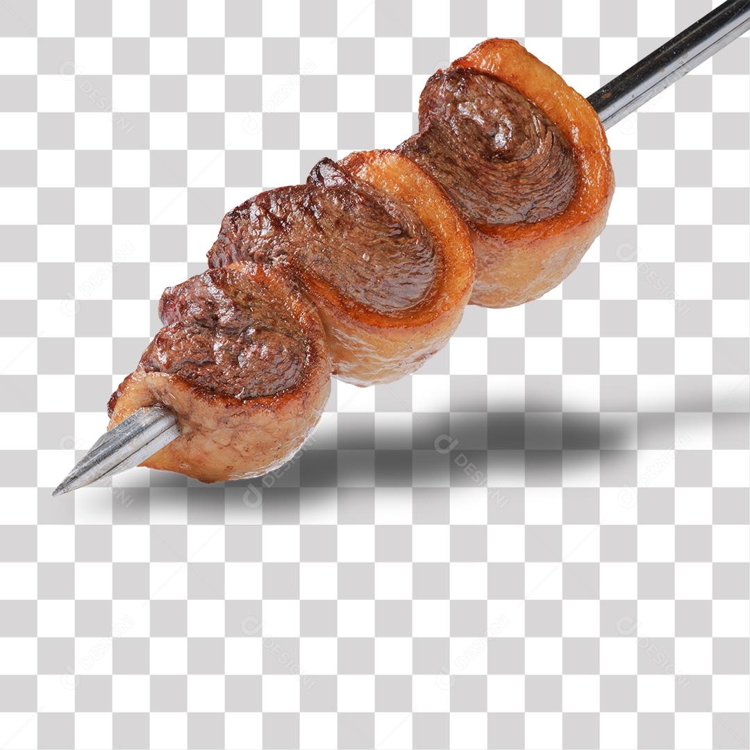 Picanha Churrasco Brasileiro no Espeto PNG Transparente