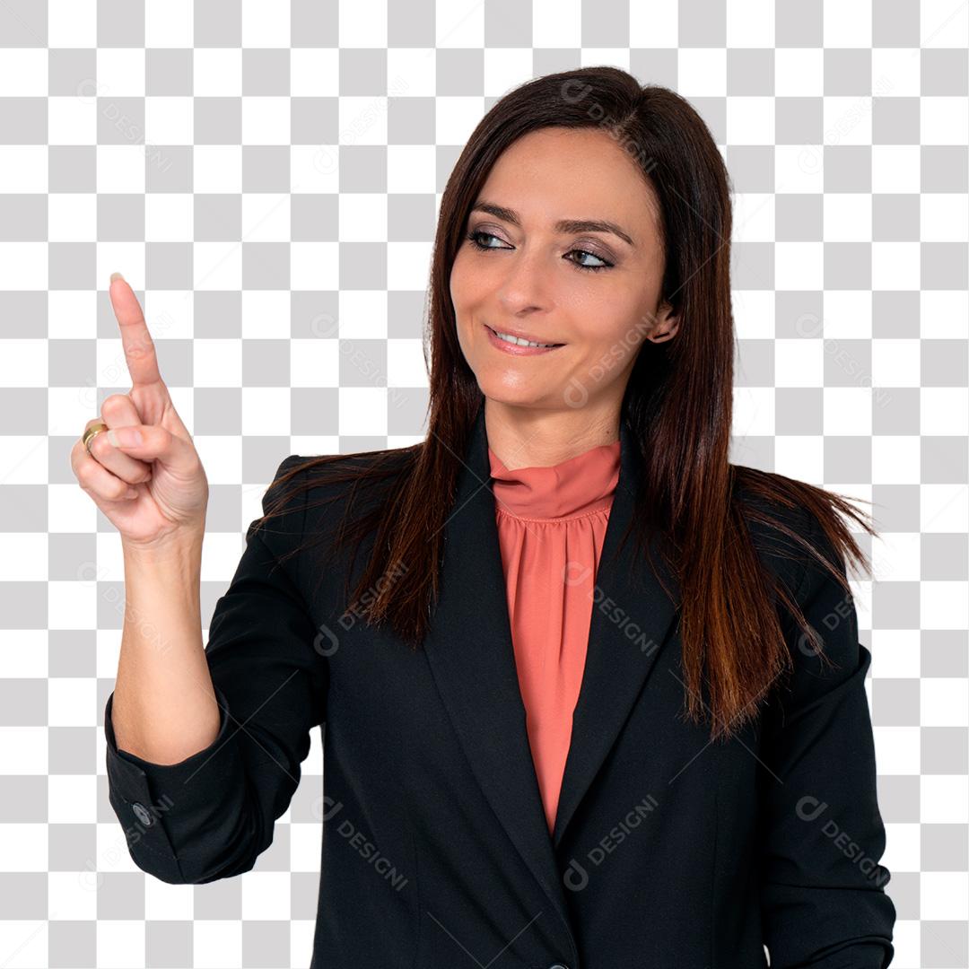 Retrato de Mulher Executiva PNG Transparente Sem Fundo