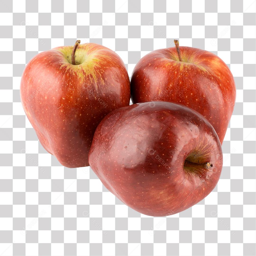 Grupo de Maçãs Vermelhas PNG Transparente Sem Fundo