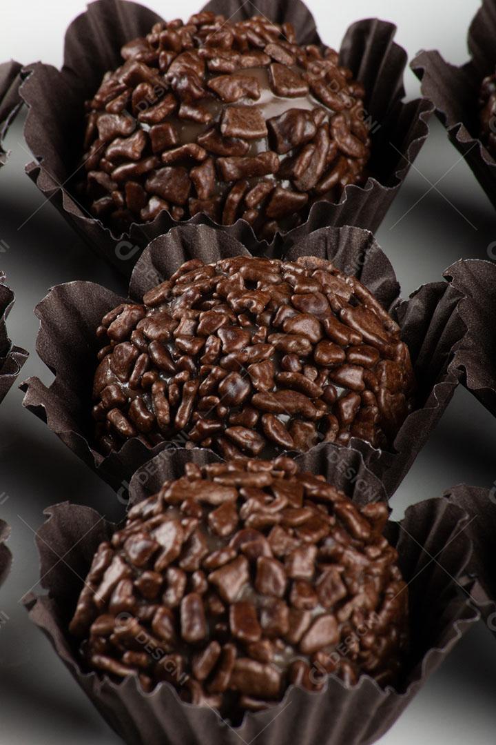 Traditional Brigadeiro Sweet Brazilian Chocolate Granulated Chocolate Image JPG