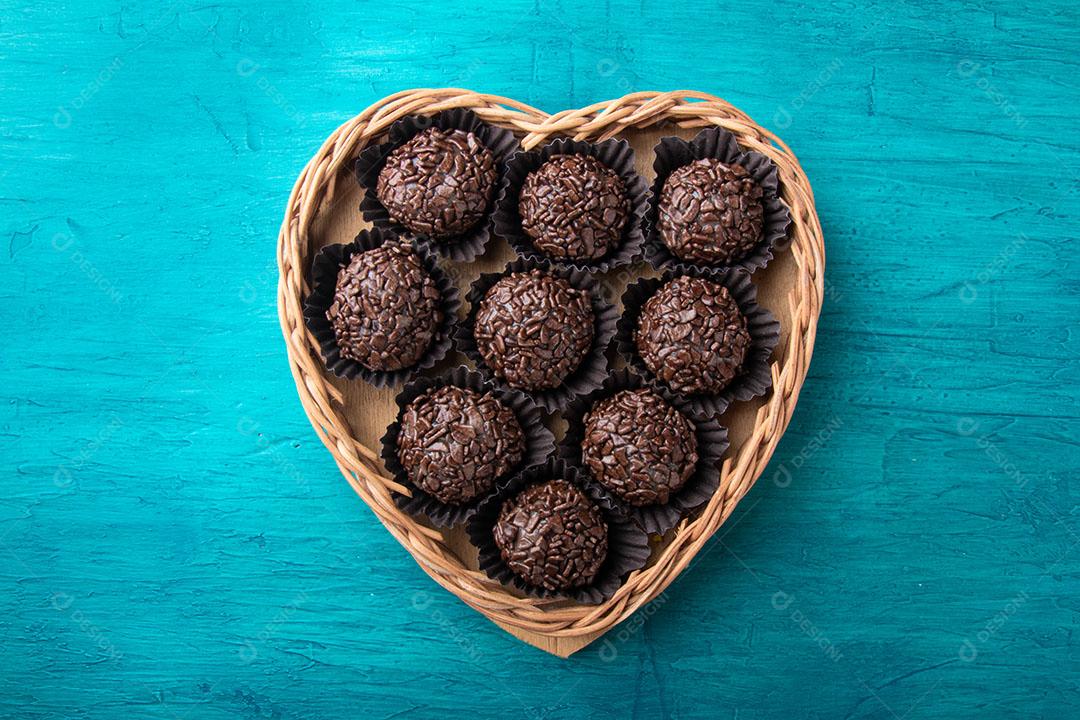 Brigadeiro Doce Tradicional Brasileiro Doces Variados para Festa Imagem JPG