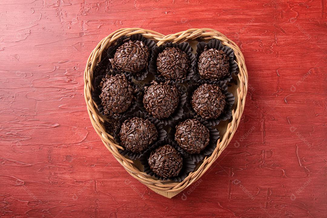 Brigadeiro Doce Tradicional Brasileiro Doces Variados para Festa Imagem JPG