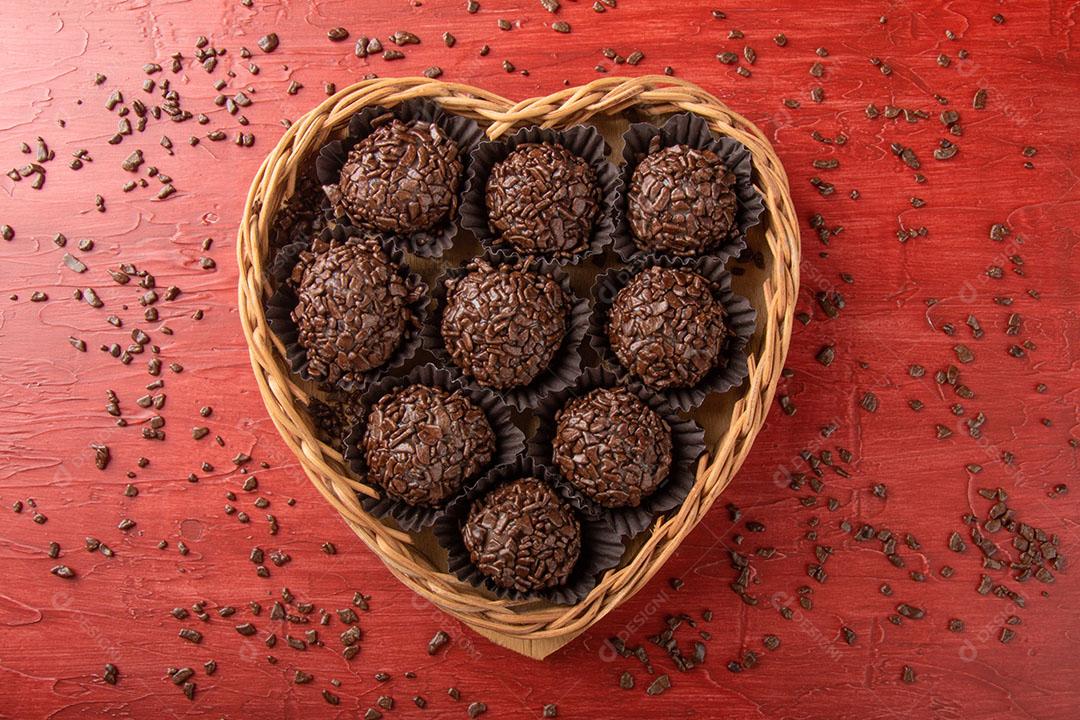 Brigadeiro Doce Tradicional Brasileiro Doces Variados para Festa Imagem JPG