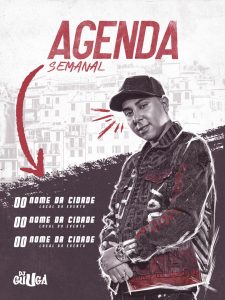 Cantor Funkeiro Dj Guga Social Media PSD Editavel