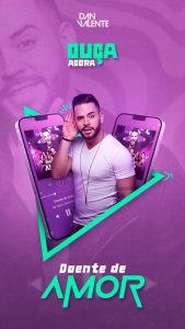 Cantor Dan Valete Piseiro Social Media PSD Editavel