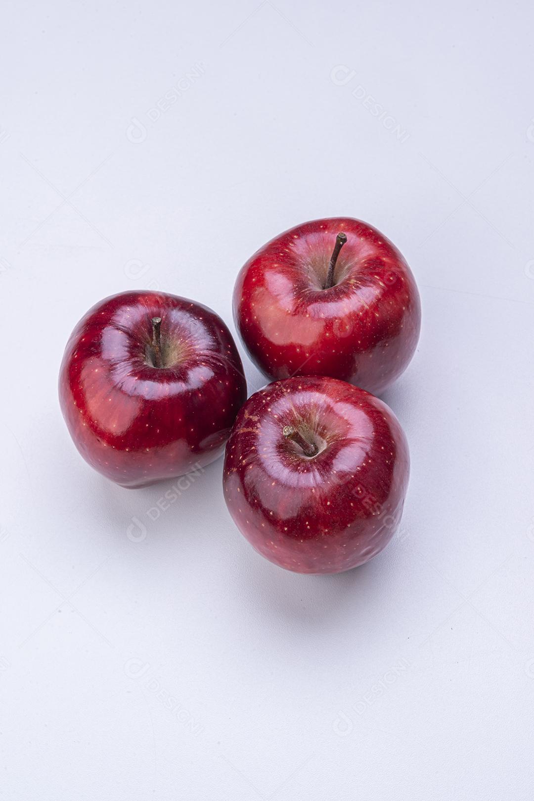 Lindas Maçãs Vermelhas Imagem JPG