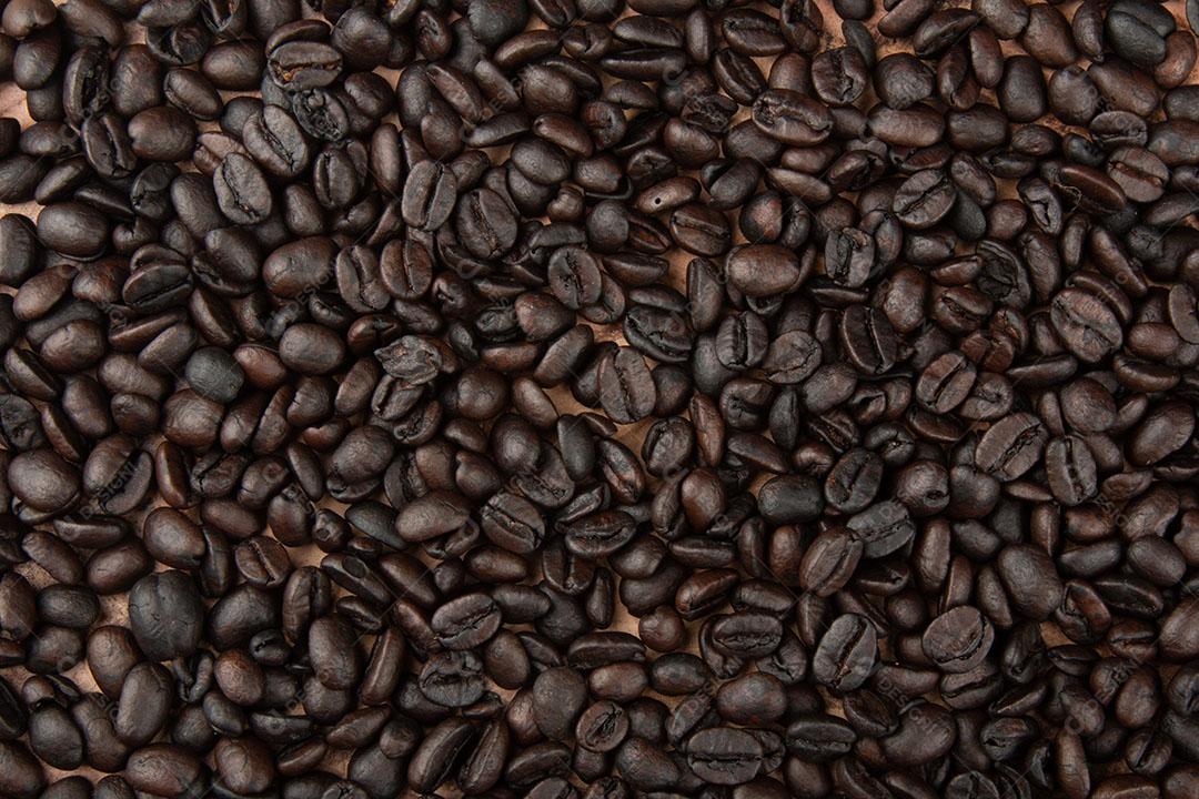 Grãos de Café Torrados Imagem JPG