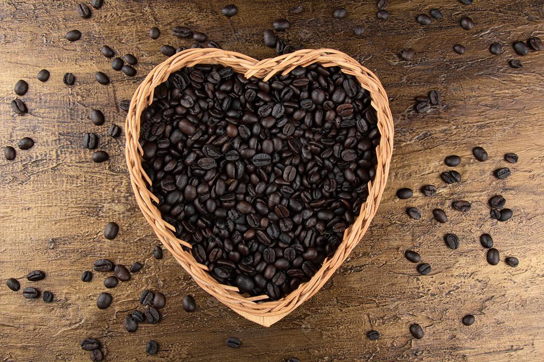 Grãos de Café Torrados Imagem JPG