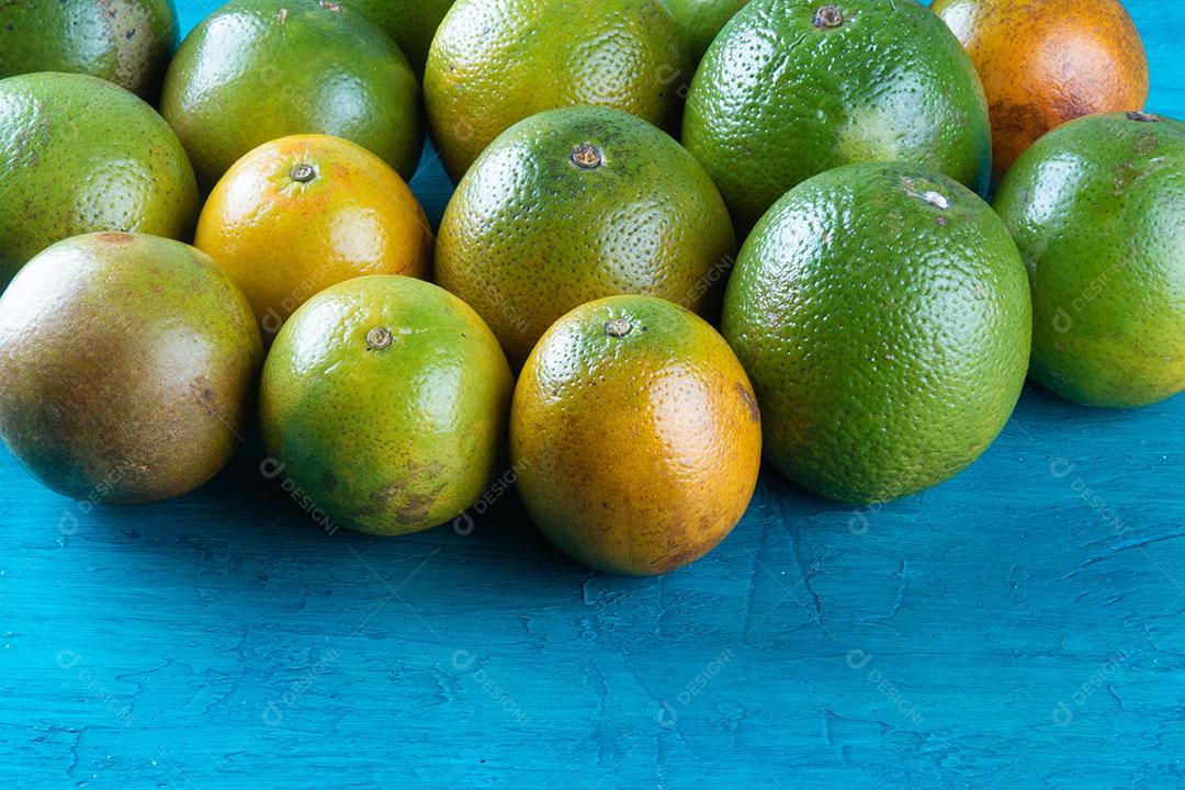 Fruta Laranja na Cesta Frutas Tropicais Imagem JPG