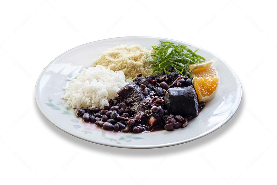 Feijoada Prato de Comida Tradicional Brasileira Imagem JPG