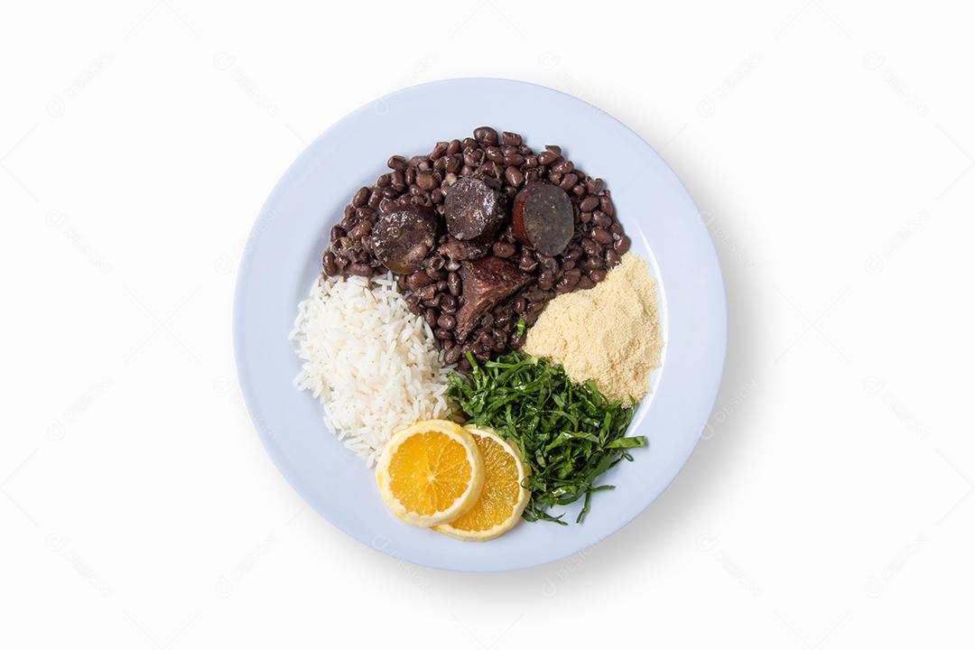 Feijoada Prato de Comida Tradicional Brasileira Imagem JPG