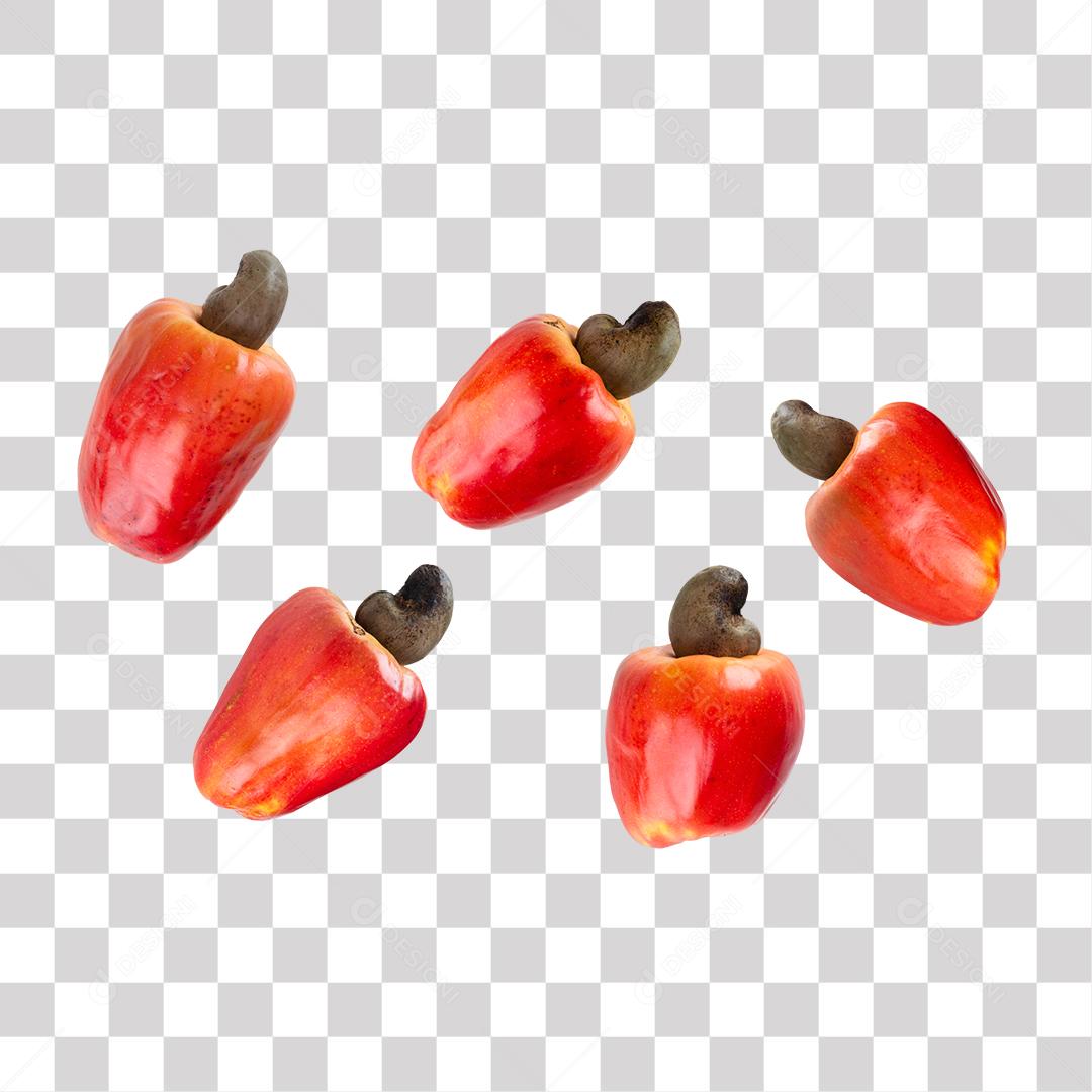 Fruta Caju PNG Transparente Sem Fundo