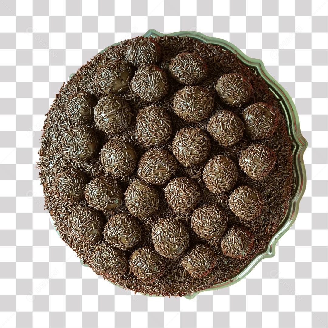 Bolo Chocolate Brigadeiro PNG Transparente Sem Fundo