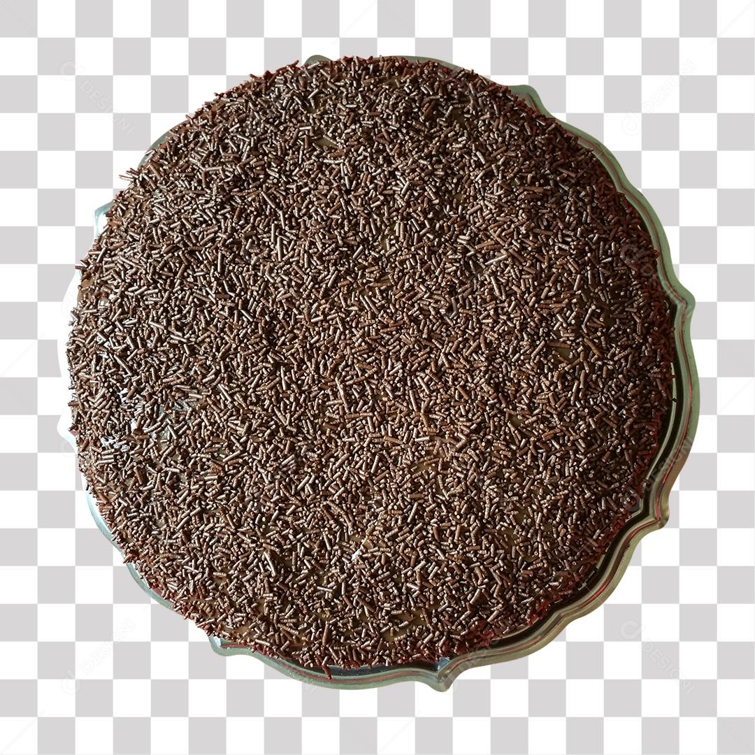 Bolo de Chocolate de Brigadeiro PNG Transparente Sem Fundo