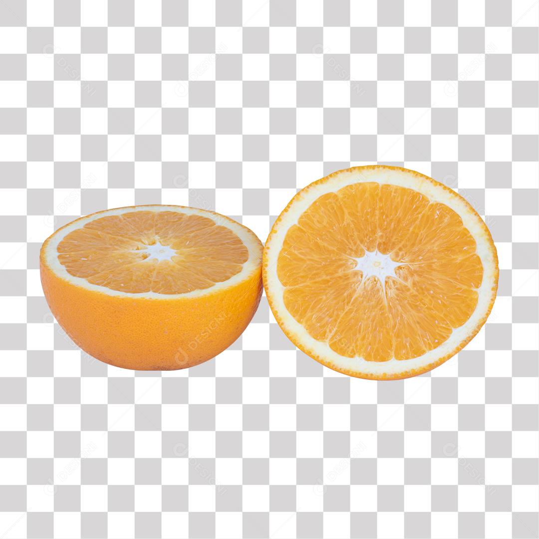 Laranja Cortada PNG Transparente Sem Fundo