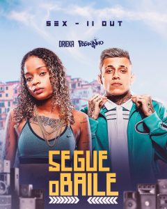 Social Media Segue O Baile Mc Dricka Mc Pedrinho Flyers PSD Editável