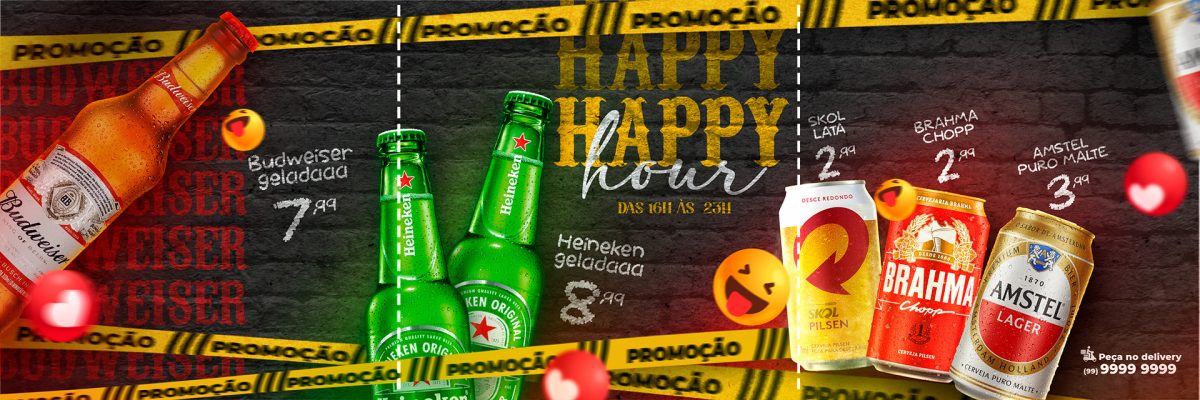 Carrossel Distribuidora Promoção de Bebidas Social Media PSD Editável