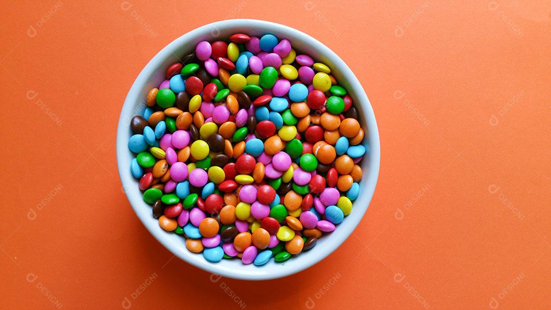 Confetes Coloridos Espalhados Imagem JPG