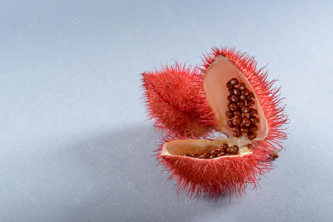 Urucum Suas Sementes São Usadas Como Corante Alimentar Natural Imagem JPG