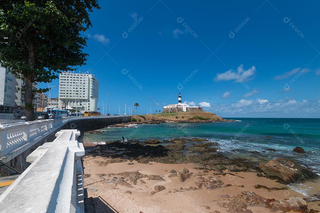 Farol da Barra Ponto Turístico de Salvador Bahia Brasil Imagem JPG