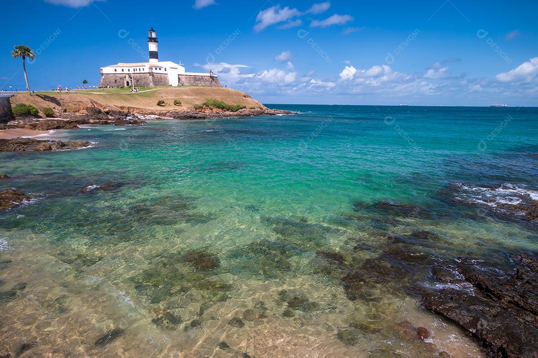 Farol da Barra Cartão Postal da Cidade de Salvador Bahia Brasil Imagem JPG