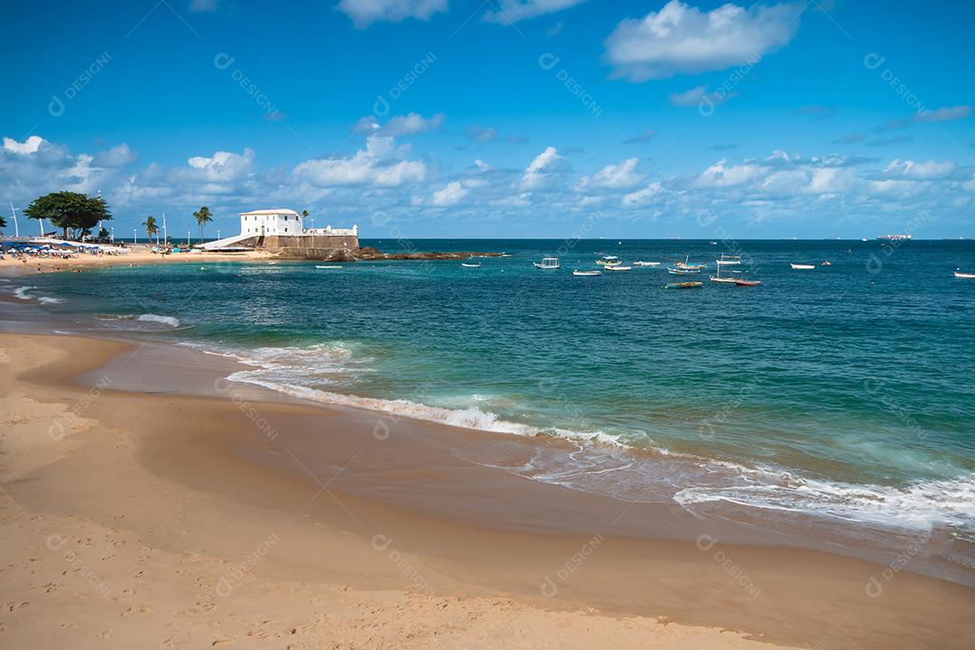 Praia do Porto da Barra Em Salvador Bahia Brasil Imagem JPG