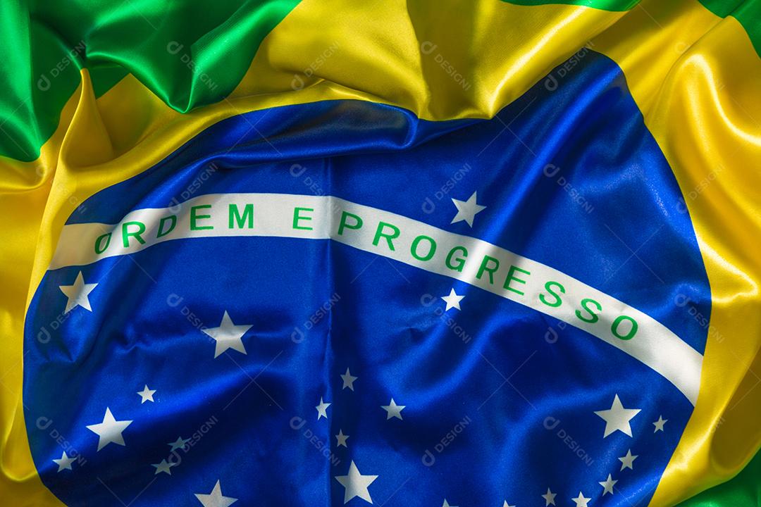 Foto da Bandeira Brasileira Com Relevo