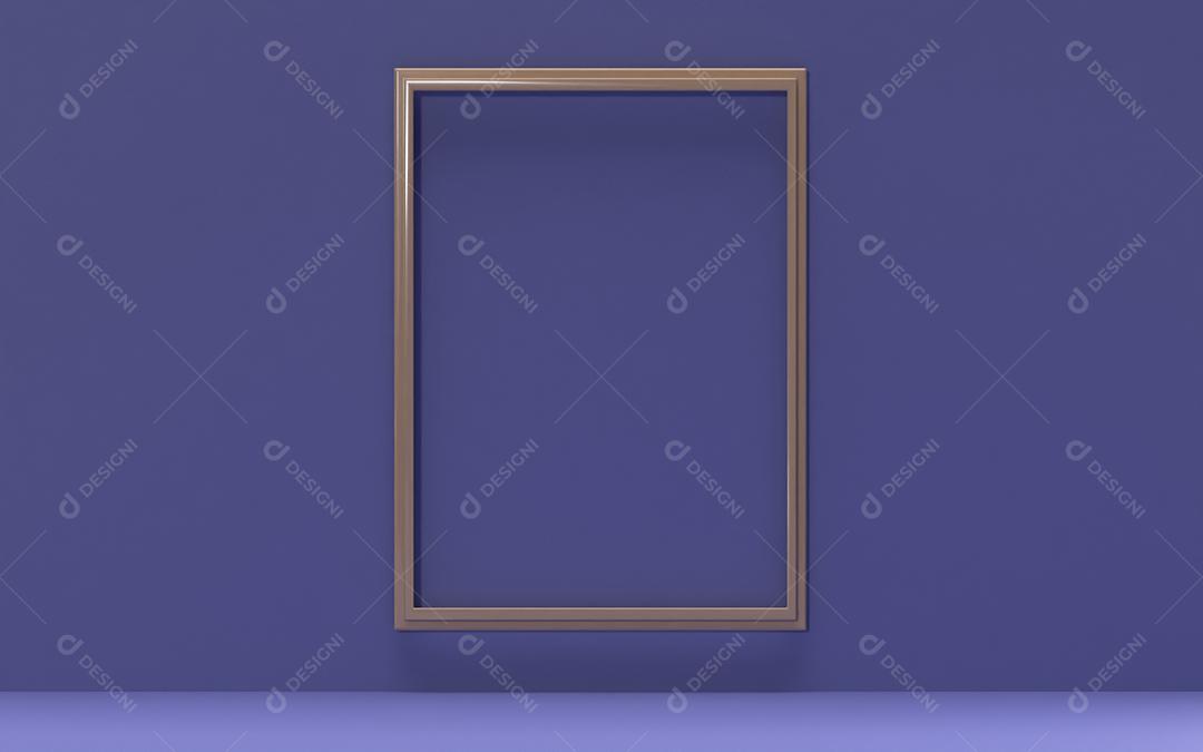 Background Roxo Com Quadro Imagem JPG