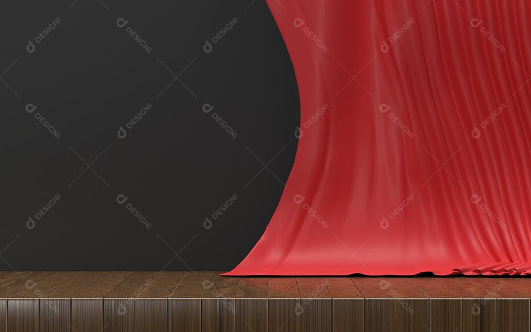 Background Preto Com Cortina Imagem JPG