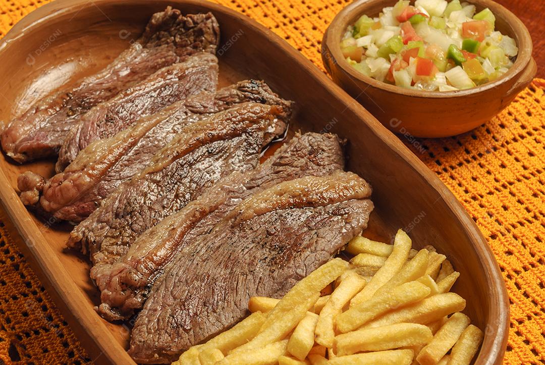 Churrasco De Picanha Assada Nna Grelha Imagem JPG