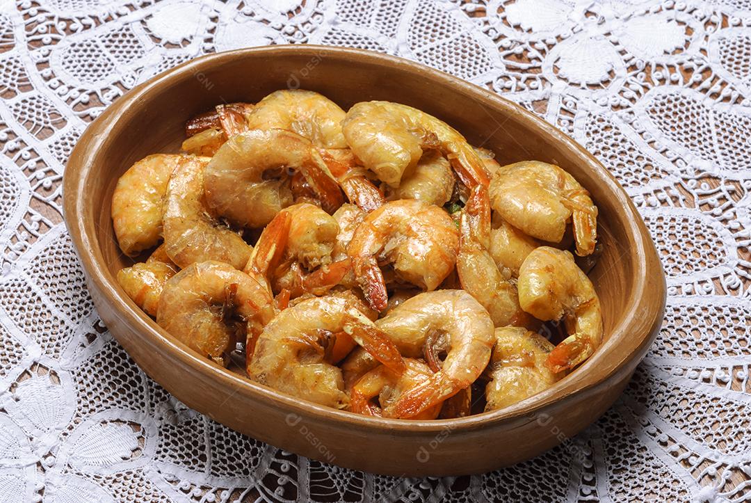 Camarão Com Alho E Azeite Imagem JPG