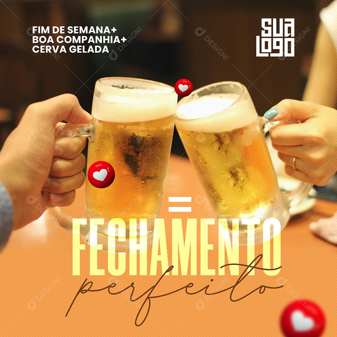 Social Media Bar My Closure Editable PSD